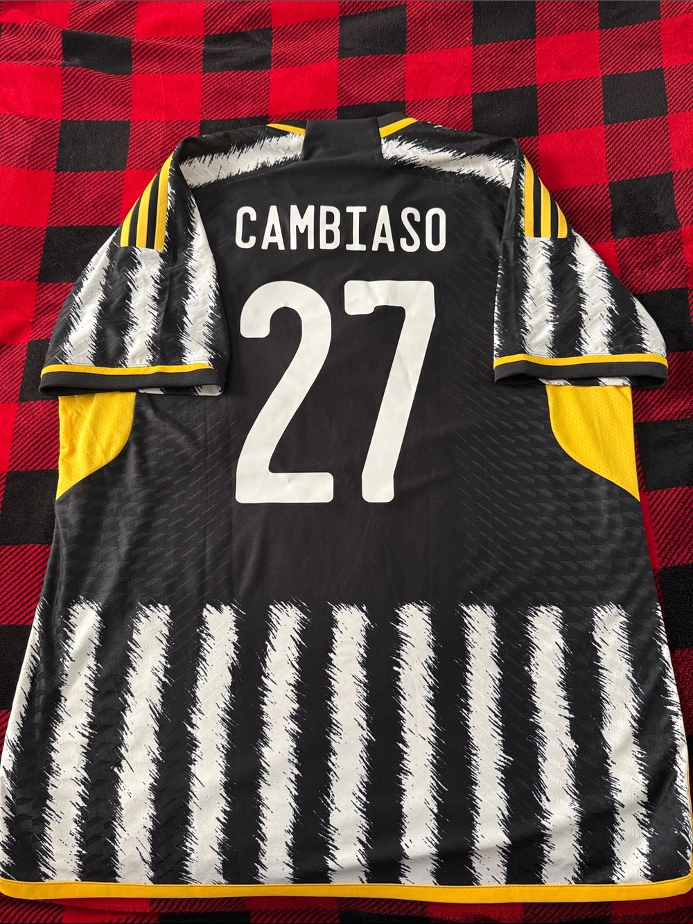 Juventus #27 Andrea Cambiaso 2023-24 Adidas Home Serie A Player Edition Jersey